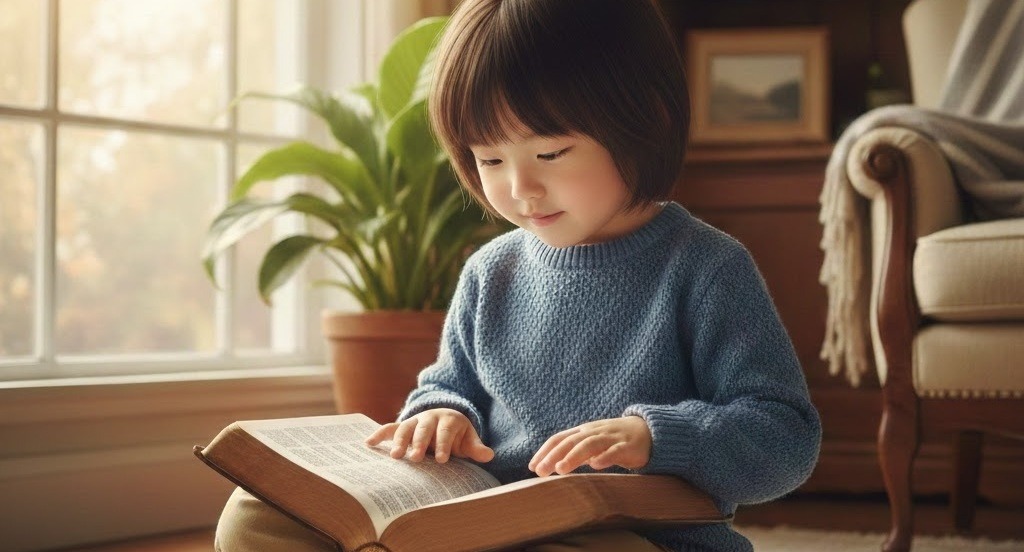 성경 읽는 아이